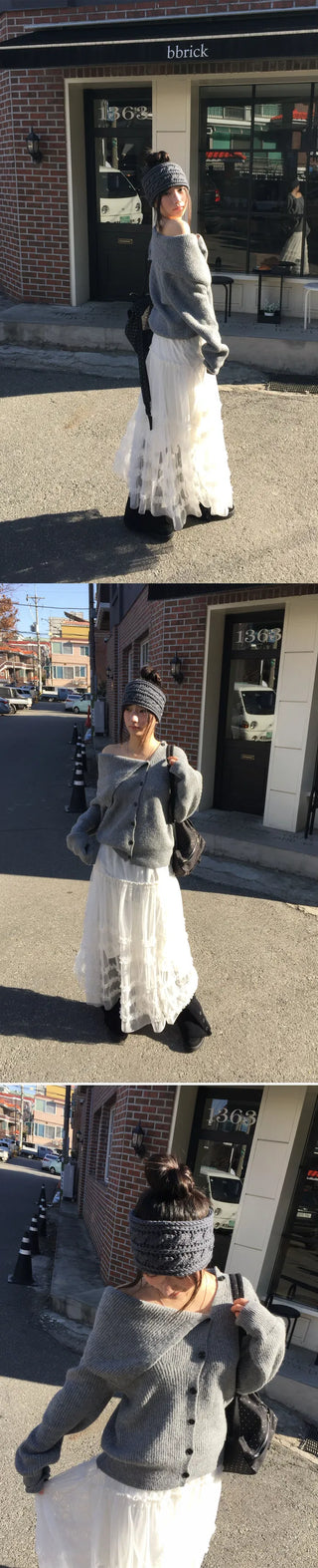 Mayo High Neck Uneven Turtleneck Two-Way Ribbed Knitwear - 3 Colors