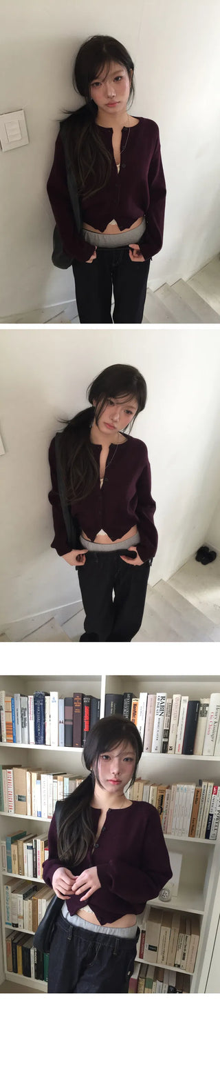 Mary Bean Round Cardigan - 11 colors