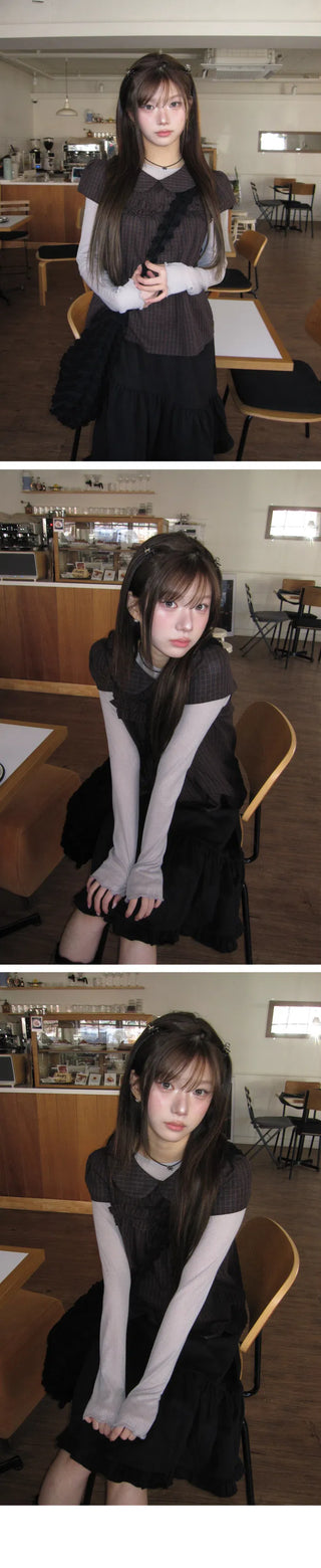DELIGHT.Fanning Frill Midi Banding Skirt - 2 Colors (Ships Today)
