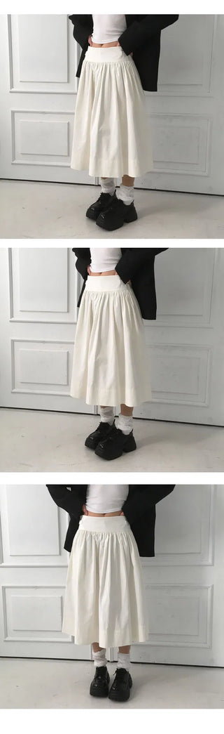 Bijou Long Cotton Skirt - 2 colors