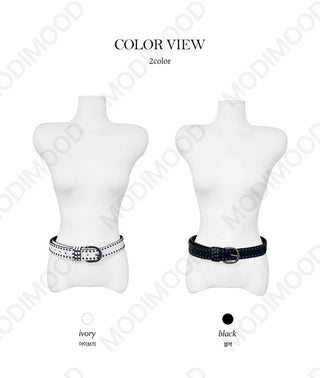 ]Basic Studded Belt