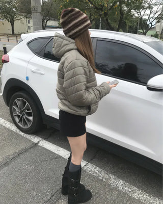 Shellon Hooded Lightweight Down Jacket