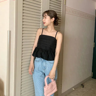 Pintuck Flare Top