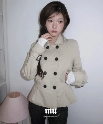 MADE Line Pintuck Trench Jacket - 3 colors
