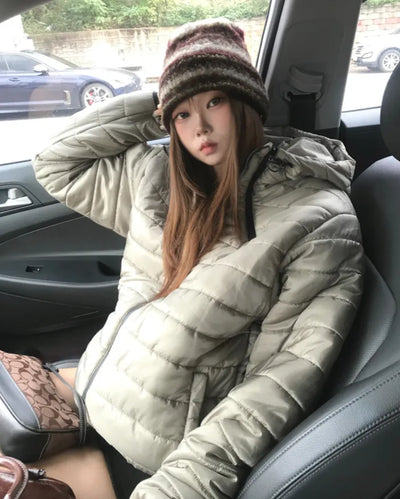Shellon Hooded Lightweight Down Jacket