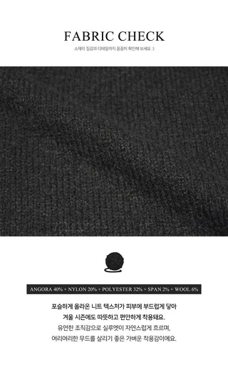 Lina One-Off Sleeve Button-Up Loose Fit Wool Knitwear - 4 Colors
