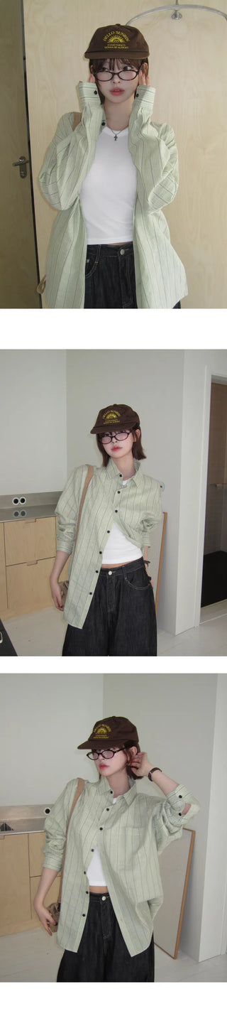 Avocado Striped Shirt