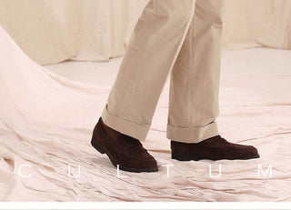 [CULTUM] Neapolitan Cotton Corduroy Double Pleat Trousers