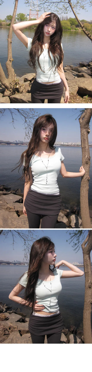Jain Folding Shirred Flared Pants - 3 colors