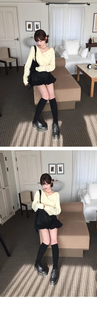 Natsu Round Neck Nagrang Cardigan - 6 colors