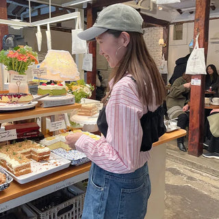 Multi-stripe crop shirt