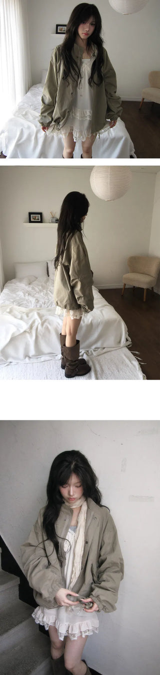 Butter Half Short Field Jacket - 3 colors