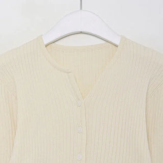 Ribbed cardigan