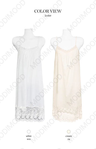 Lace Layered Dress- 2 Colors