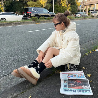 Sheepskin boots