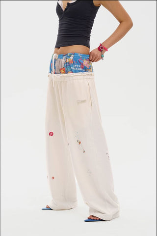 [MASONPRINCE] Resort Double Waist Sweatpants