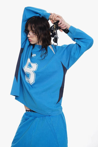 [MASONPRINCE] Combed Cotton No.8 Jersey T-Shirt