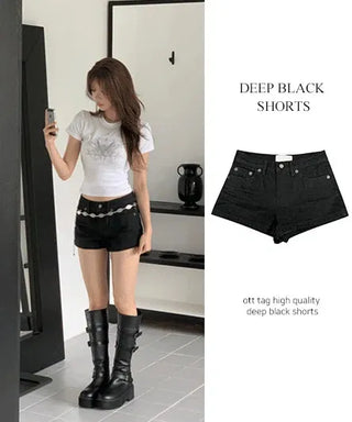 ott deep black shorts