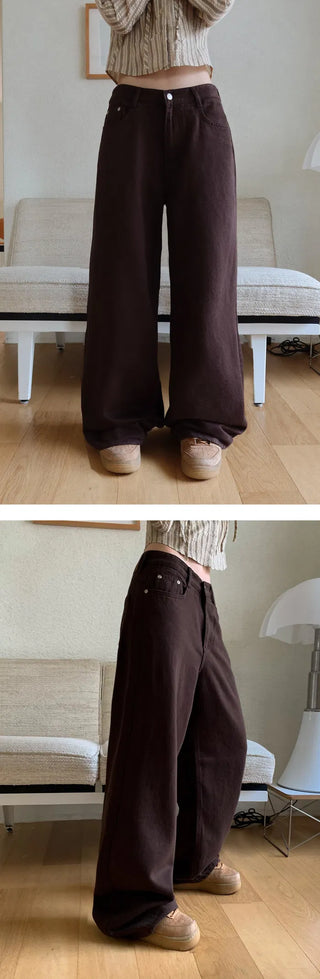 Brownie Wide Cotton Pants - 5 colors