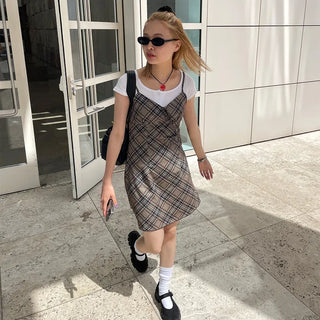 2-button round short-sleeved T-shirt
