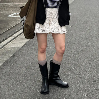 Basic knee socks