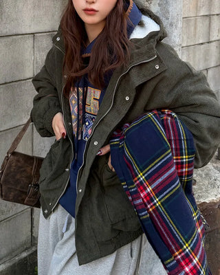 Ethnic patch hoodie