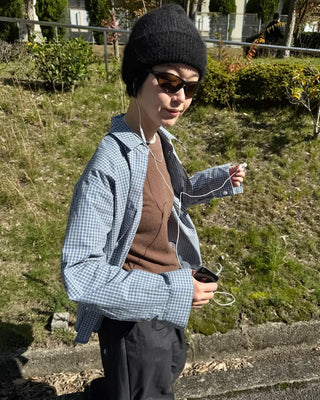 Cotton check shirt