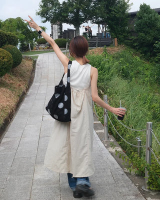 Backless string dress