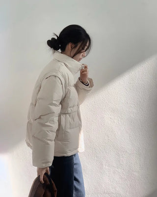2-Way Detachable Sleeve Premium Down Jacket