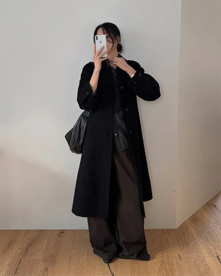 Basic slacks with pleats