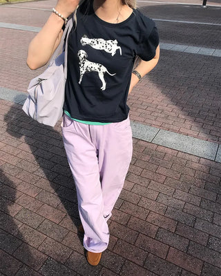 Dalmatian Half T-shirt