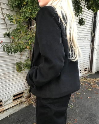 Double-breasted short coat