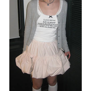 Nylon pumpkin skirt