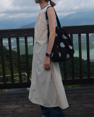Big canvas shoulder bag