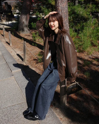 Side seam denim pants