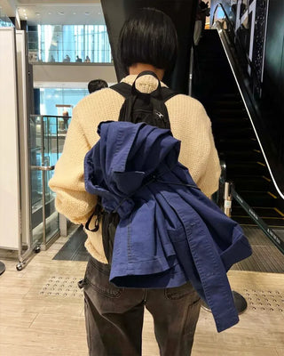 [2nd Re-release] (ORIGINAL) Light Nylon Backpack (black)