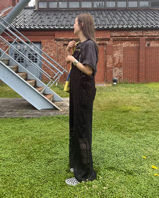 Square perforated overalls