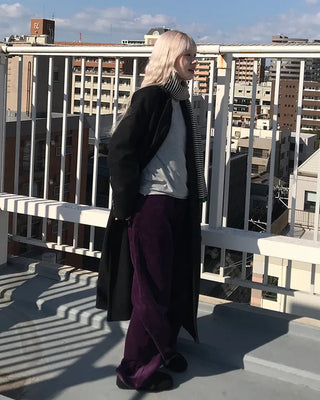 Egg Border Knit Scarf