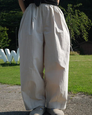 Banding wide pants