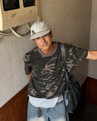 Camouflage Half-Sleeve T-Shirt