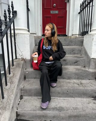 (ORIGINAL) SOFT Lettering Sweatshirt (Fleece-lined)