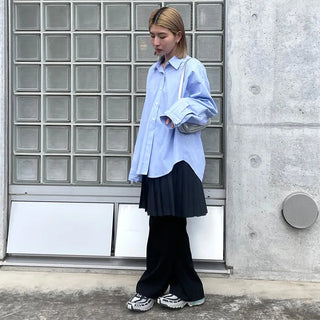 Pleated elastic waist medium skirt