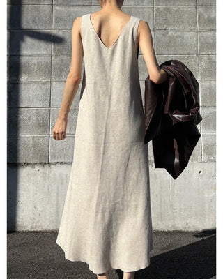 Bustier knit long dress