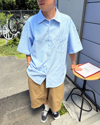 Oxford short-sleeved shirt