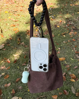[7th Re-release] (ORIGINAL) Cord Knot Wood Keyring (black)