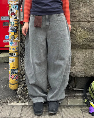 (Unisex) Back Button Balloon Pants