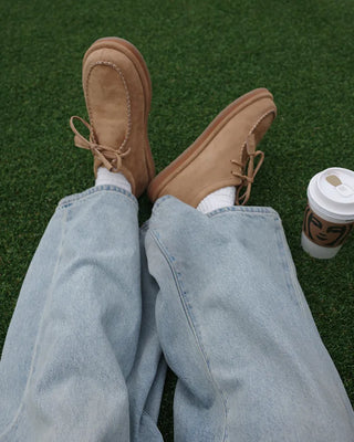 Suede loafers