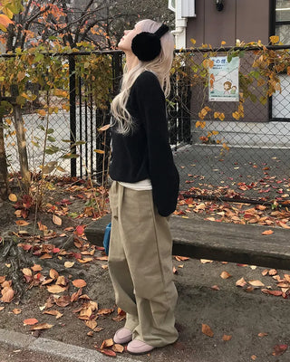 Milk fur earmuffs