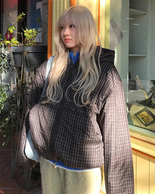 Drawstring Check Jumper