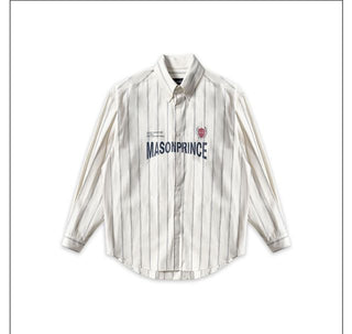 MASONPRINCE Logo Striped Shirt